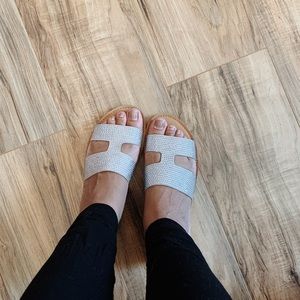 Sparkle wrap sandles